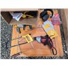 Image 2 : 434 --MILWAUKE DRILL, HACKSAW AND BOX OF MIXED ITEMS