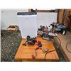 Image 1 : 438 -- CIRCULAR SOCK KNITTING MACHINE, CRAFTSMAN BELT AND DISC SANDER, WINIX AIR PURIFIER AND MORE
