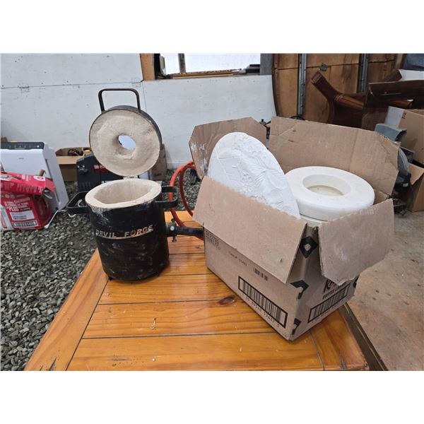 444-  DEVIL-FORGE GAS METAL MELTING FURNACE