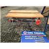 Image 2 : 447- KING CANADA ROLLLER WORK STAND, AND 2 PORTABLE SHELVES