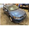 Image 10 : PARKSVILLE - 2015 VOLKSWAGEN GOLF BLUE 181854 KMS - D080996