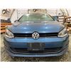 Image 5 : PARKSVILLE - 2015 VOLKSWAGEN GOLF BLUE 181854 KMS - D080996