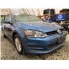 Image 8 : PARKSVILLE - 2015 VOLKSWAGEN GOLF BLUE 181854 KMS - D080996