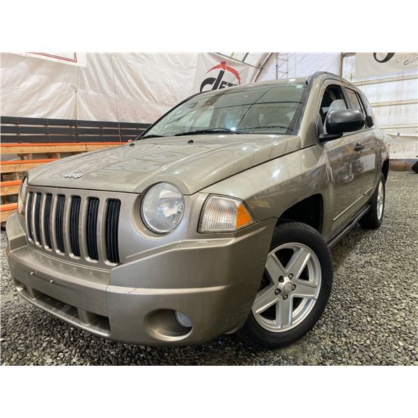 PARKSVILLE - 2008 JEEP COMPASS GOLD 239301 KMS - B511914