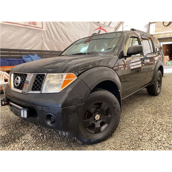 PARKSVILLE - 2007 NISSAN PATHFINDER BLACK 240363 KMS - B605228