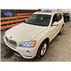 Image 4 : PARKSVILLE - 2013 BMW X3 WHITE 110390 KMS - DD05604