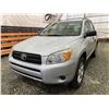 Image 3 : PARKSVILLE - 2008 TOYOTA RAV4 SILVER  143498 MILES - D130718