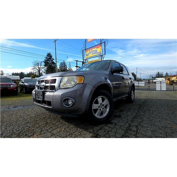 DUNCAN - 2008 FORD ESCAPE GREY 311607 KMS - DA49041