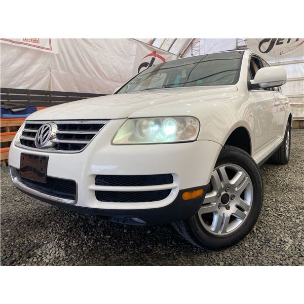 PARKSVILLE - 2006 VOLKSWAGEN TOUREG  WHITE 309705 KMS - D023887