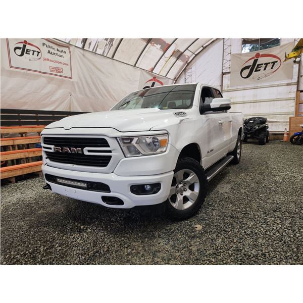 PARKSVILLE - 2020 RAM 1500, WHITE, 160371 KMS, 4X4. - D259358