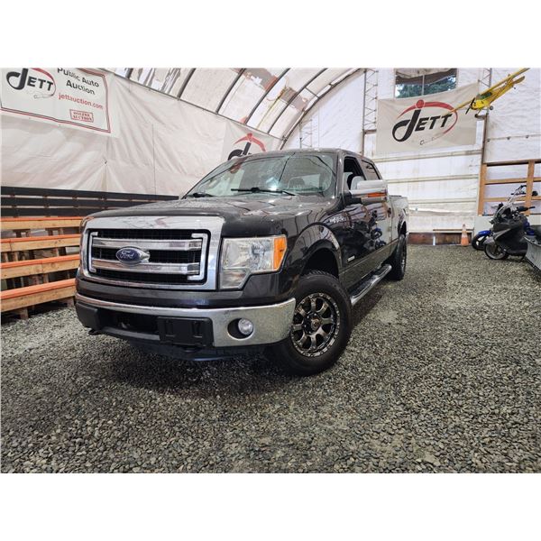 PARKSVILLE - 2014 FORD F150, BLACK, 214642 KMS, 4X4. - DF96365