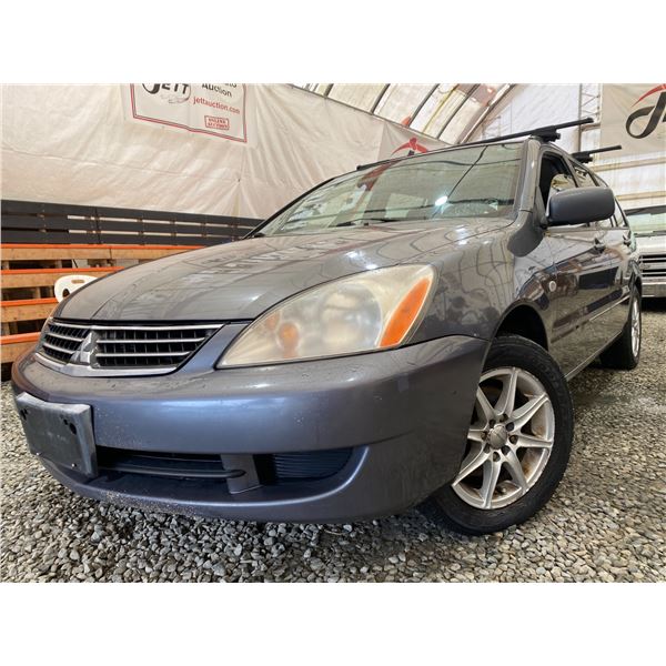 PARKSVILLE - 2006 MITSUBISHI LANCER GREY 179257 KMS "NO RESERVE" - P605127