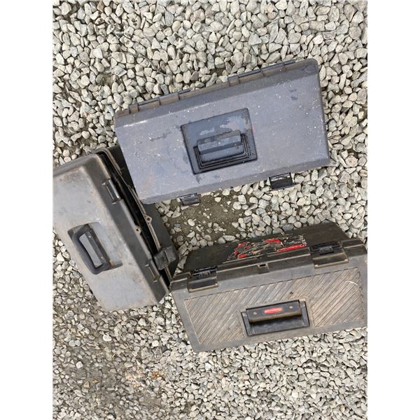 514 -- MIXED PLASTIC TOOL BOXES