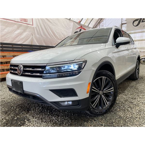PARKSVILLE - 2018 VOLKSWAGEN TIGUAN WHITE 201195 KMS - D004813