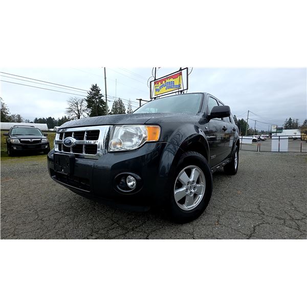 DUNCAN - 2008 FORD ESCAPE GREY  208693 KMS - DA27548