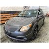 Image 3 : PARKSVILLE - 2008 PONTIAC VIBE GREY 200484 KMS - D409996