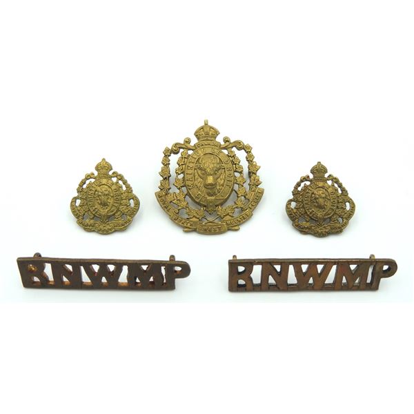 #6 RNWMP Royal North West Mounted Police Cap Badge