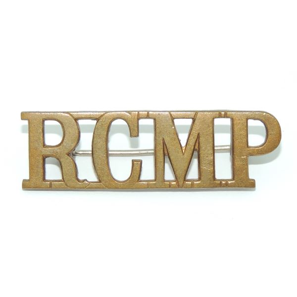 #9 Rare 1944 RCMP Detectives Badge Insignia