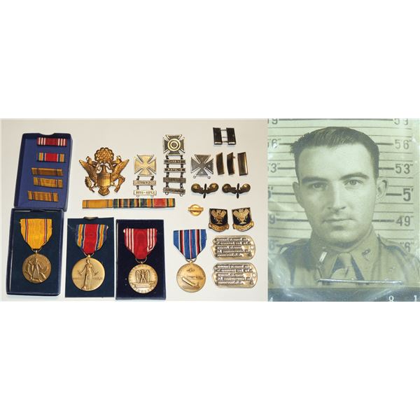 #13 WW2 United States Medal Insignia Named Group