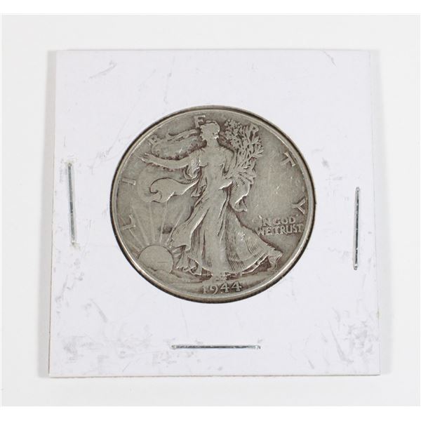 #96 WW2 United States 1944 Half Dollar Silver Coin