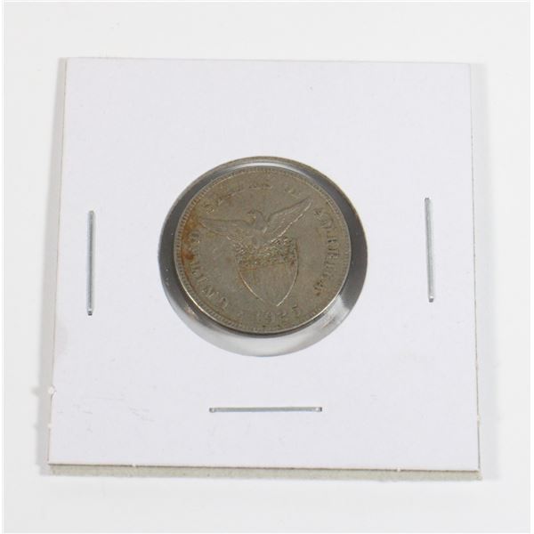 #121 United States 1925 5 Centavos Filipinas Coin