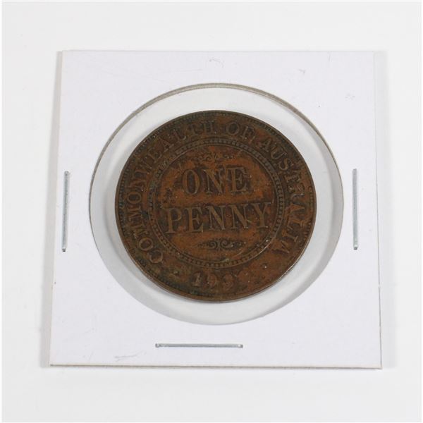 #126 1933 Commonwealth of Australia One Penny Coin