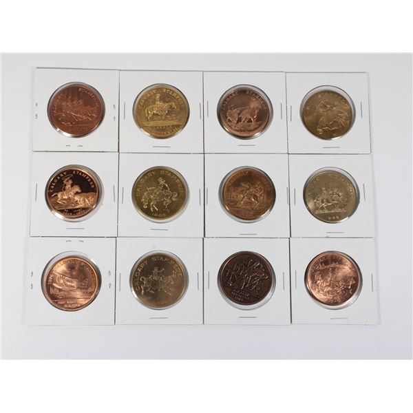 #159 1963 to 1975 Calgary Stampede Dollars W/ RCMP