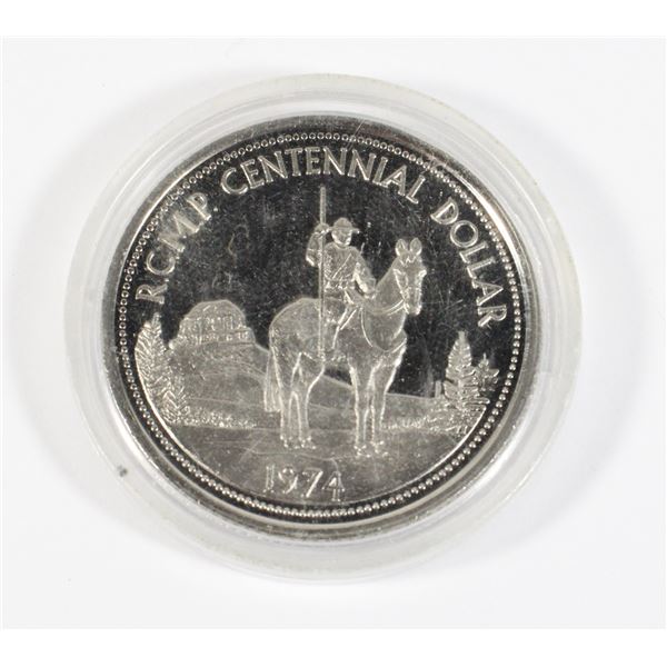 #161 1974 RCMP Centennial Dollar Crowsnest Pass