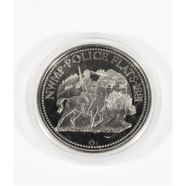 #162 1981 NWMP Police Plates 1881 Dollar Alberta