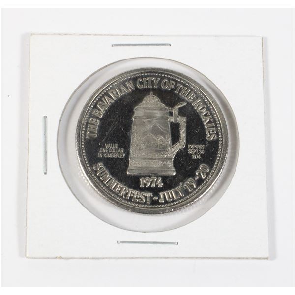 #170 Kimberley British Columbia 1974 Dollar