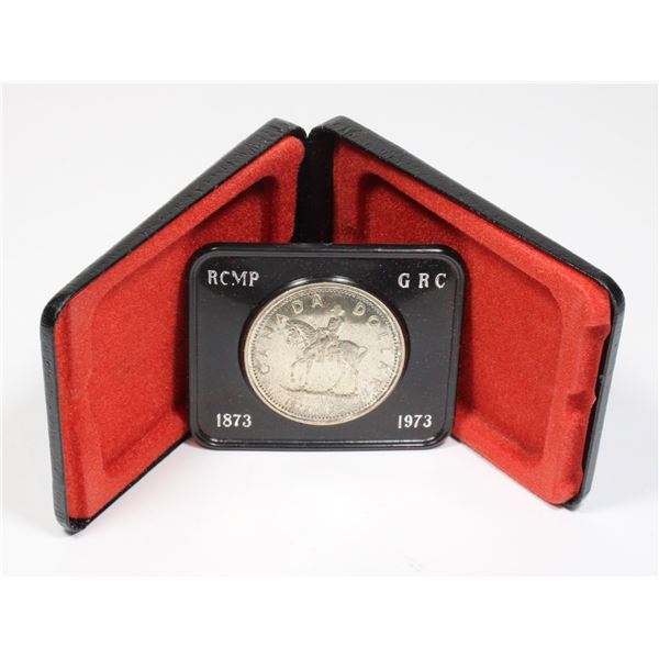 #183 1973 Canadian $1 One Dollar Coin RCMP Cased