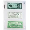 Image 1 : #184 Lot 3 Canadian Novelty Political Bill Notes