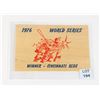 Image 2 : #194 1976 World Series Cincinnati Reds Wood
