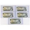 Image 1 : #207  1973 Canada $1 One Dollar Bill Banknote Lot