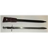 Image 2 : #221 WW1 Swiss M1914 Bayonet Sawback w/ Scabbard +