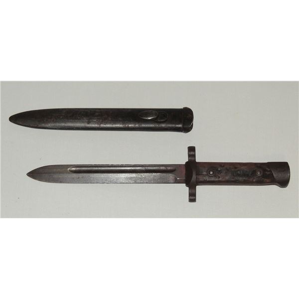 #227 WW2 Italian M1938 Carcano Fixed Bayonet W/