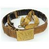 Image 15 : #248 1800's United States Officers Belt & Buckle
