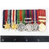 Image 1 : #260 WW2 Canada Miniature 6 Medal Bar CVSM CD