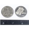 Image 1 : #286 Canada's Aviation Hall of Fame lot of 2 coins