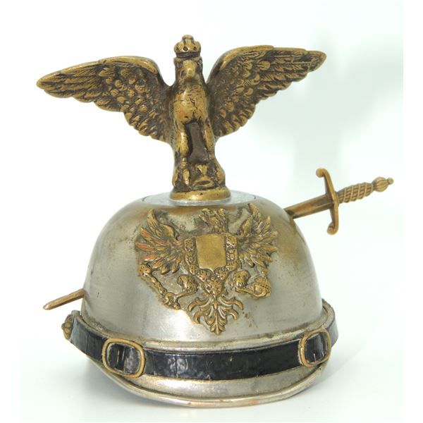 #300 WW1 Allied Desk Ornament Spiked German Helmet