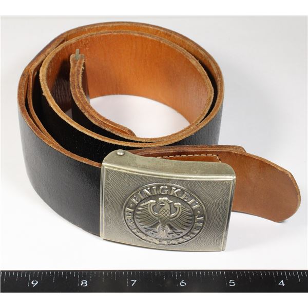 #312 1960's West German Military Belt + Buckle