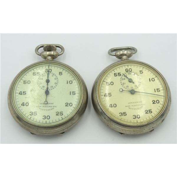 #324 WW2 RAF RCAF Wittnauer Military Stopwatch lot