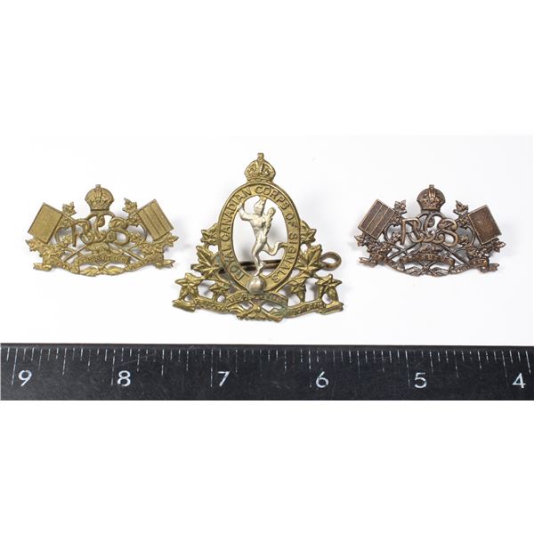 #353 WW2 Royal Canadian Corps of Signal Insignia