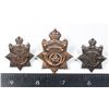 Image 1 : #355 WW2 Canadian Halifax Rifles Cap Badge Collars