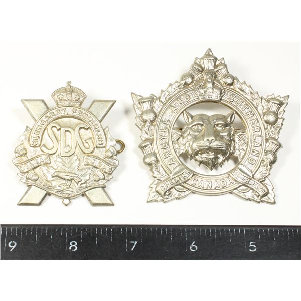 #358  WW2 Cap badge lot Argyll and Sutherland