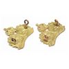 Image 2 : #371 WW2 Canadian Elgin Regiment Collar badge pair