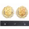 Image 1 : #376 WW2 Canadian Collar Badge pair