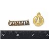 Image 1 : #382 WW2 Canadian Forestry Corps Collar badge w/