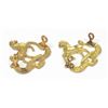Image 2 : #385 WW2 Canadian First Hussars Collar Badge Pair