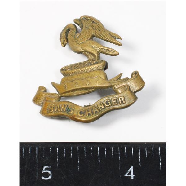 #391 British Kings Liverpool Regiment Collar badge